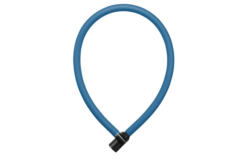 kabelslot+houder axa resolu 60cmx6mm sleutel petrol blue