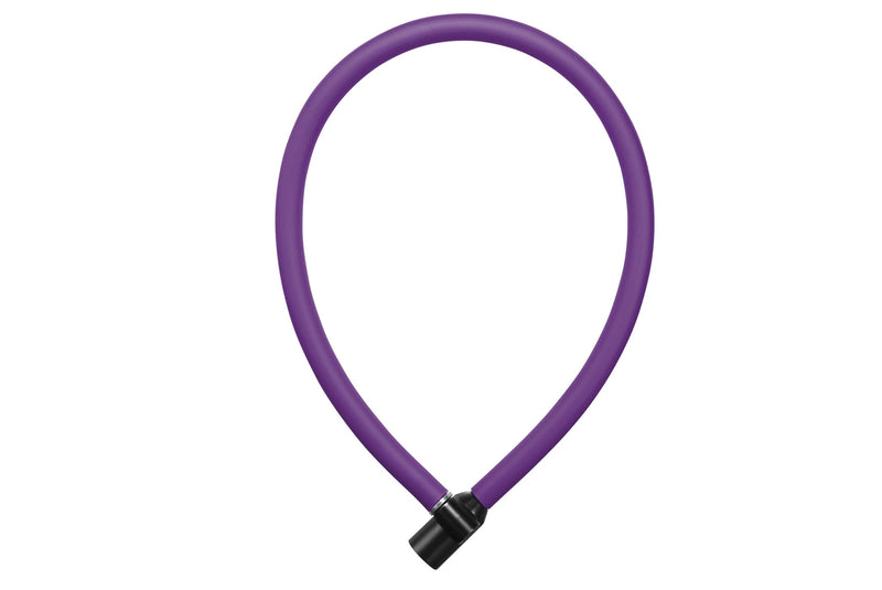 kabelslot+houder axa resolu 60cmx6mm sleutel royal purple