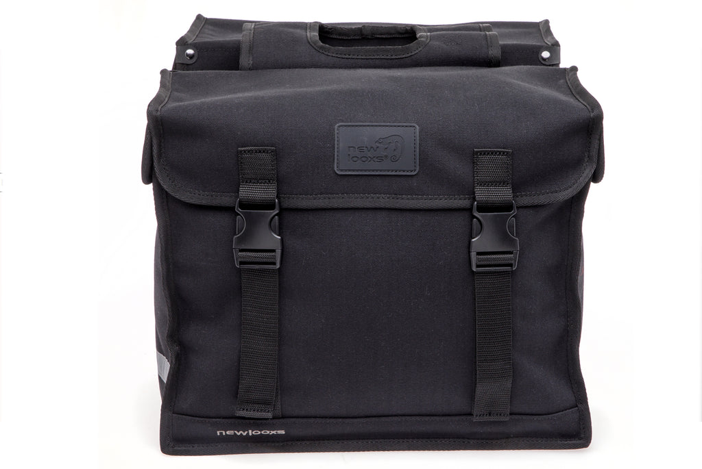 tas new looxs polyester double bag de luxe black 39x33x18 46L 030.330