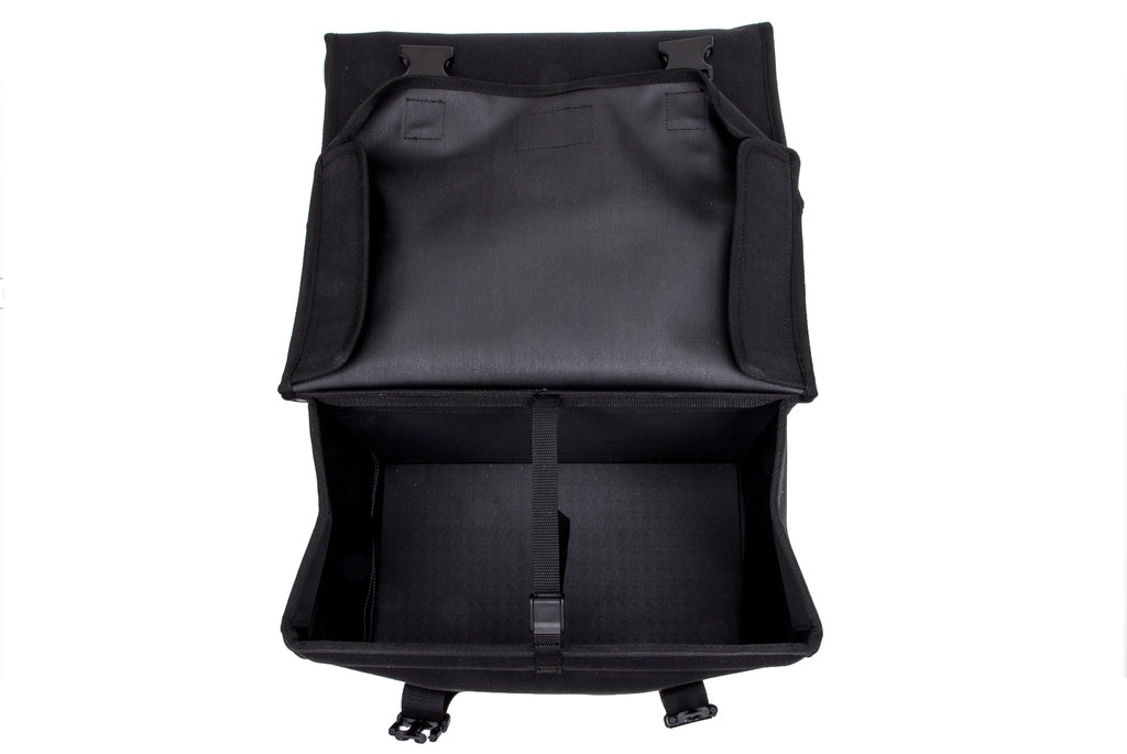 tas new looxs polyester double bag camping black 43x22x35 66L 031.330