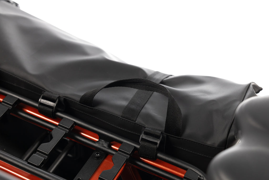 enkele fietstas zwart met velcro new looxs cargo bike