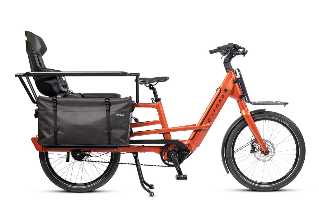 enkele fietstas zwart met velcro new looxs cargo bike