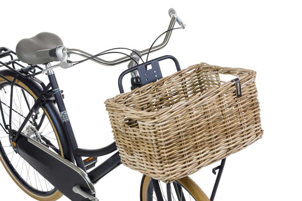 RATTAN MAND BASIL VOOR RECHTHOEKIG DAX L GRIJS  BXDXH 47X35X27 13086