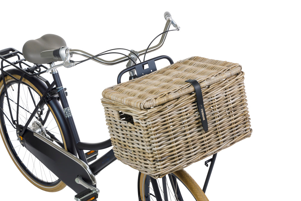 RATTAN MAND BASIL VOOR RECHTHOEKIG DAX MET DEKSEL L GRIJS BXDXH 48X36X30 13088