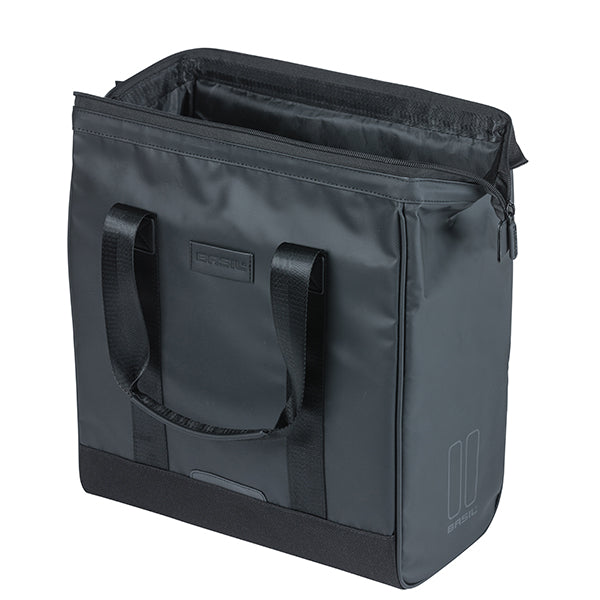 GRAND SHOPPER BASIL TARPAULIN MIK HOOKS 23L ZWART 18255