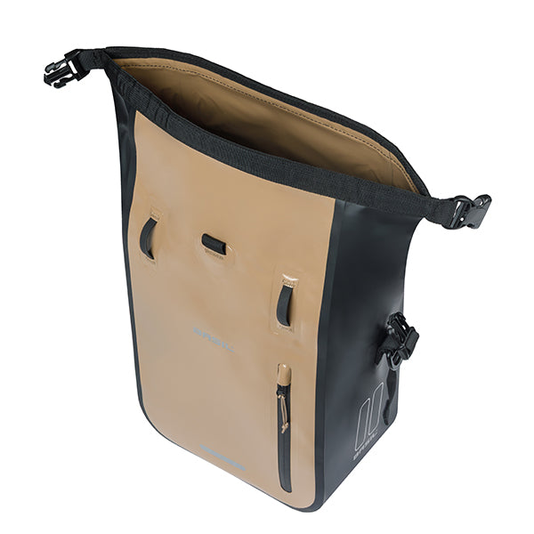 ENKELE TAS RIVO M ZAND-ZWART MIK HOOKS 12-15L 18527