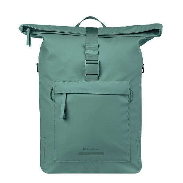 BROOKLYN  SCHOUDERTAS BASIL ZILVERGROEN MIK HOOKS 17L 18542