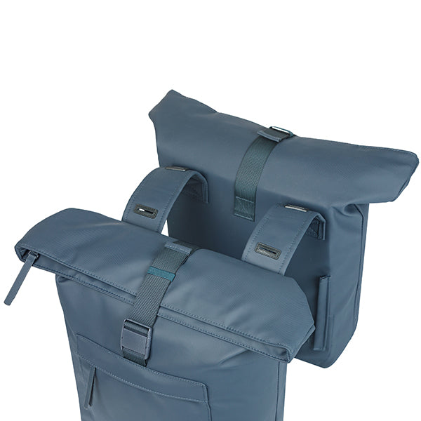 BROOKLYN  DUBBELE TAS BASIL MARINEBLAUW 41L 18547