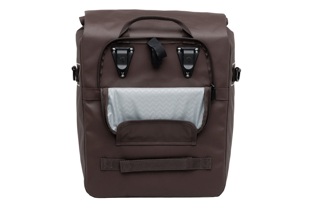 tas n.l. leeds single bag chocolate 33x18x38 19L 343.342