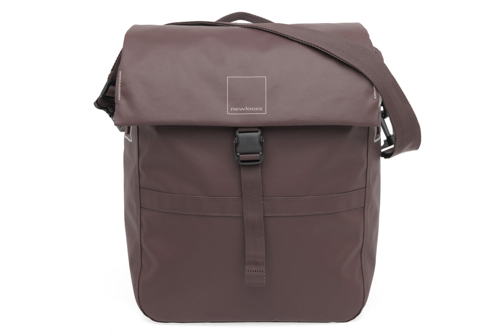 tas n.l. leeds single bag chocolate 33x18x38 19L 343.342