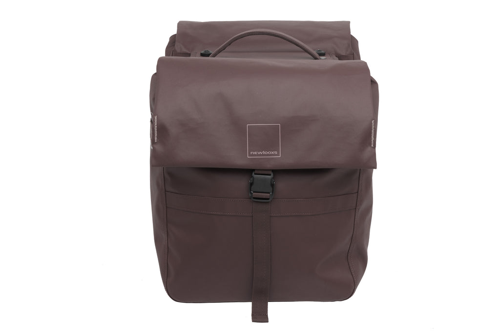 tas n.l. leeds double bag mik 2.0 chocolate 33x18x38 38L 344.342MIK2