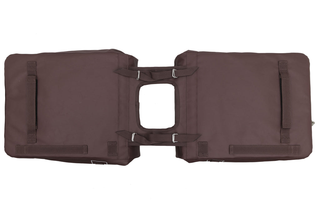 tas n.l. leeds double bag chocolate 33x18x38 38L 344.342