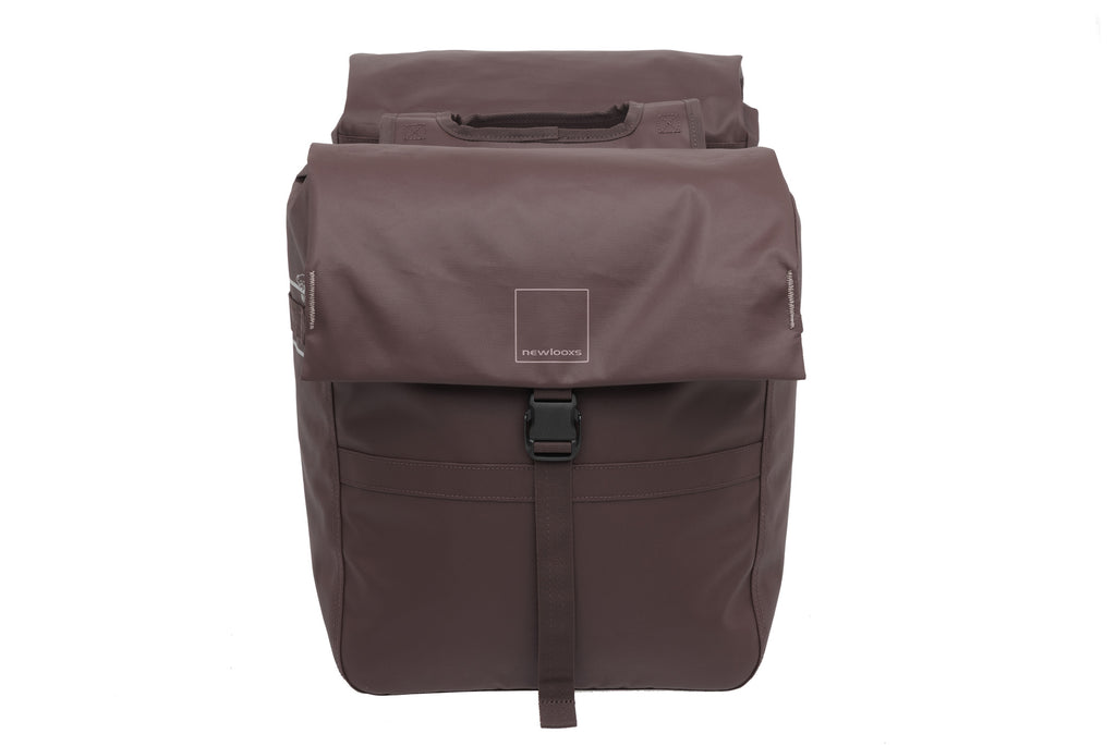 tas n.l. leeds double bag chocolate 33x18x38 38L 344.342
