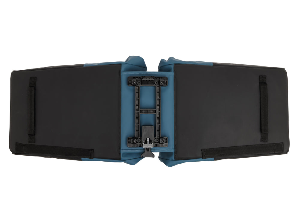 tas n.l. nyborg double  petrol blue/black mik 2.0 adapterplate  30x17x37 34L 393.545MIK2