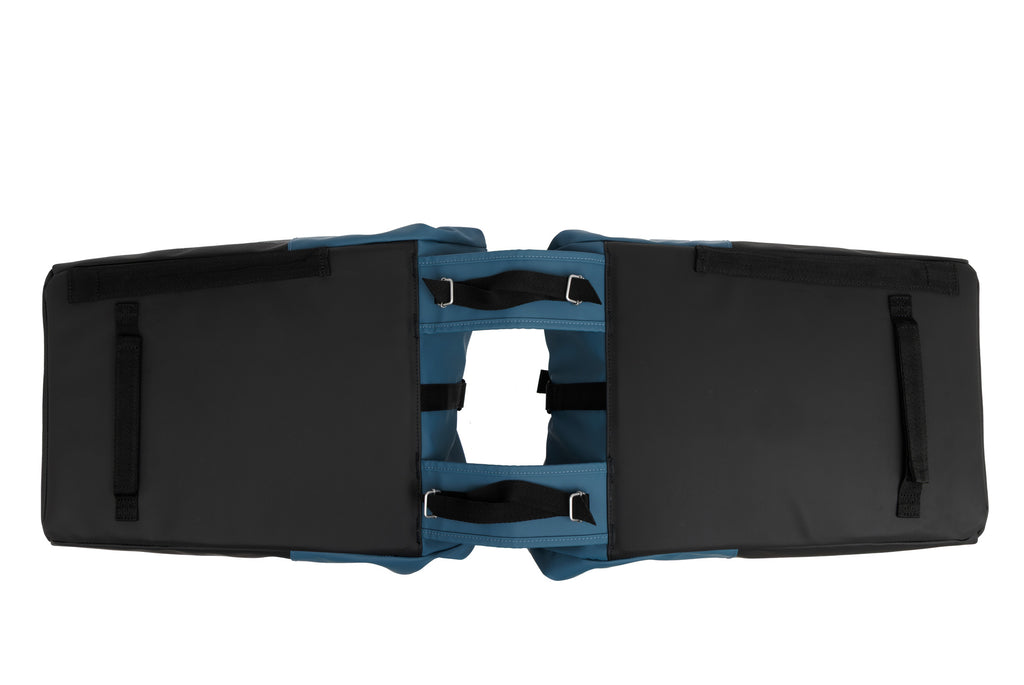 tas n.l. nyborg double  petrol blue/black 30x17x37 34L 393.545