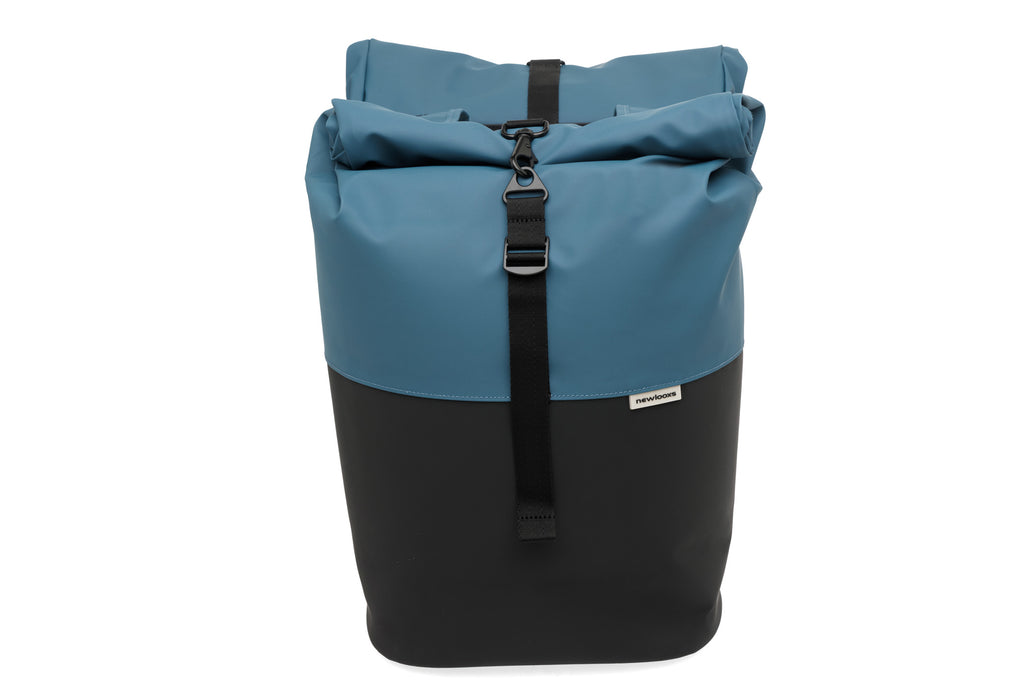 tas n.l. nyborg double  petrol blue/black 30x17x37 34L 393.545