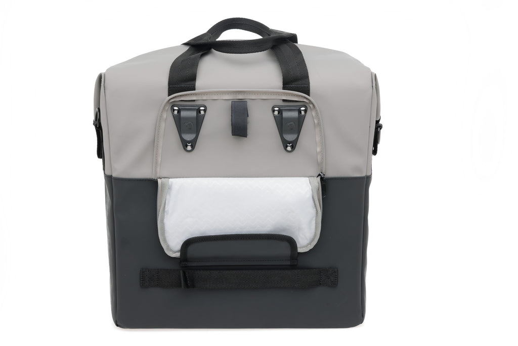 tas n.l. nyborg shopper grey/black 37x19x37 26L 394.544
