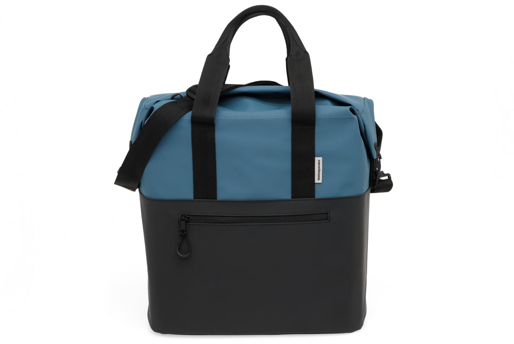 tas n.l. nyborg shopper petrol blue/black 37x19x37 26L 394.545