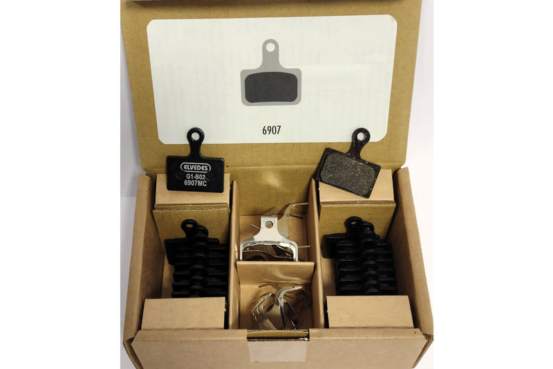 ELVEDES 10 PAAR REMBLOKKEN DISC 6907MC TIAGRA/ULTEGRA MC COMPOUND (6907MC-BOX)
