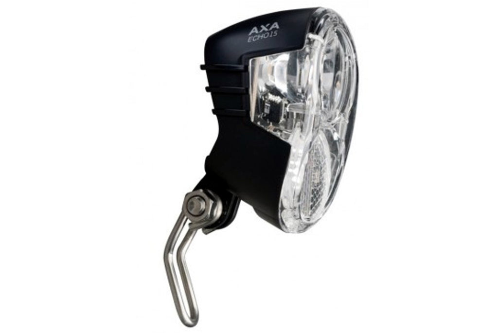 TÊTE LUMINEUSE AXA ECHO 15 LUX INTERRUPTEUR SUR CARTE E-BIKE 6V DYNAMO 