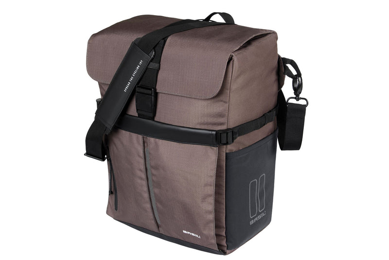 SINGLE BAG BASIL MOVE MIK STUDS BROWN 15L 18429