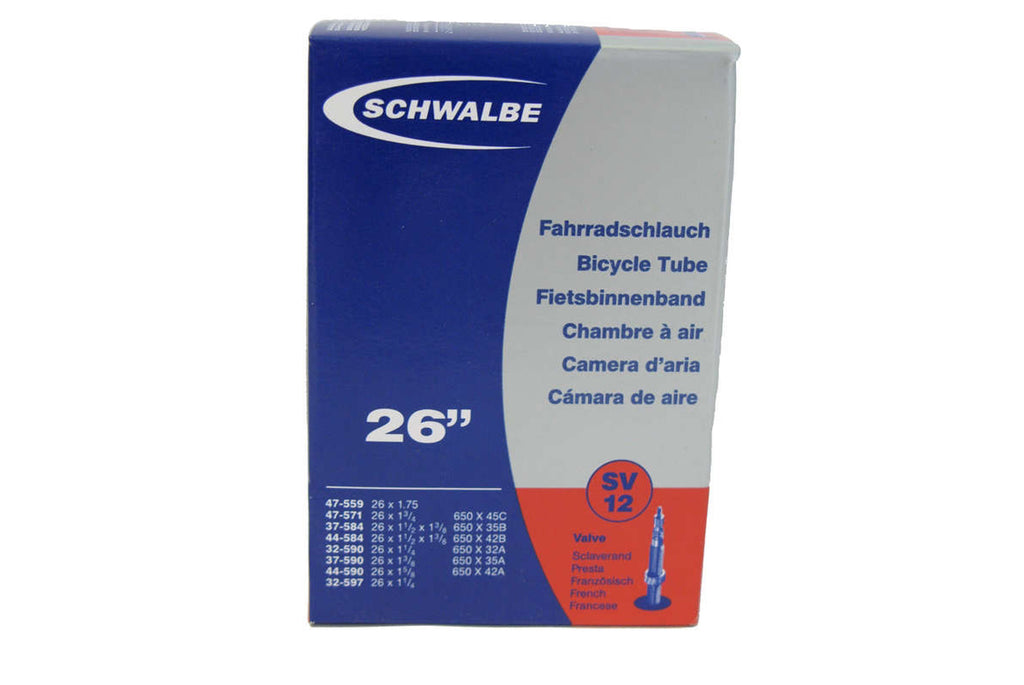 CHAMBRE A AIR SCHWALBE PRESTA 650A+B BOITE SV12 