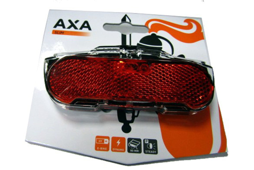 FEU ARRIÈRE AXA SLIM STEADY DYNAMO 8CM SUR CARTE E-BIKE 6V 