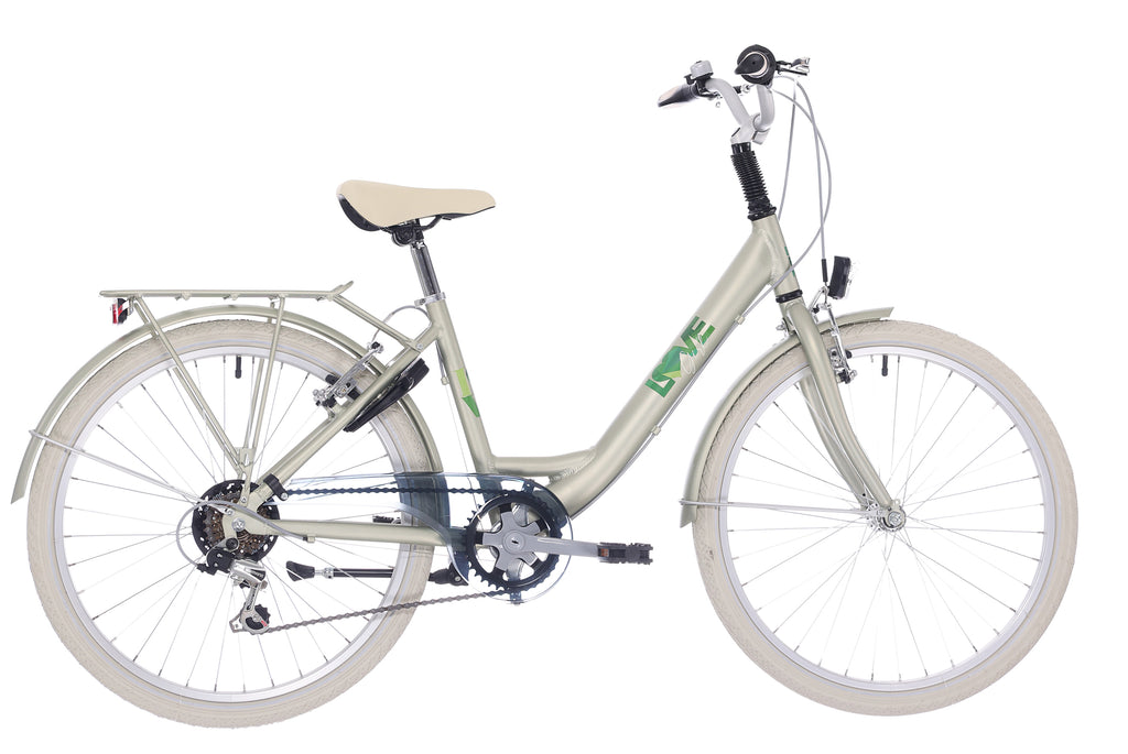 BikeFun Love Girl / 6 Speed / 26 Green Metal