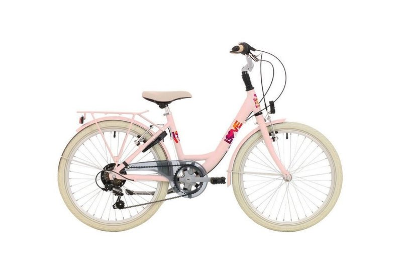 BikeFun Love Girl  / 6 Speed / 24 Rose Matt  01.013.533