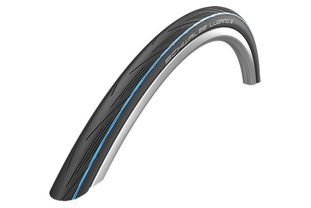 BTB SCHWALBE LUGANO II 700X25 NOIR-BLEU HS471 