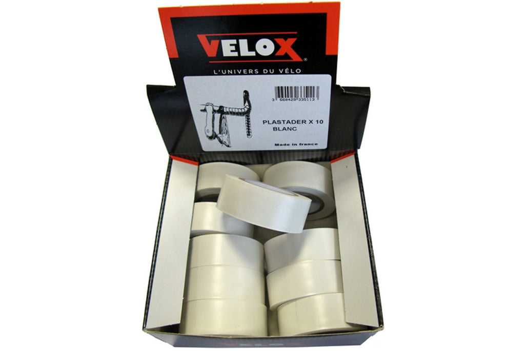 VELOX PLAKBAND WIT 10 STUKS