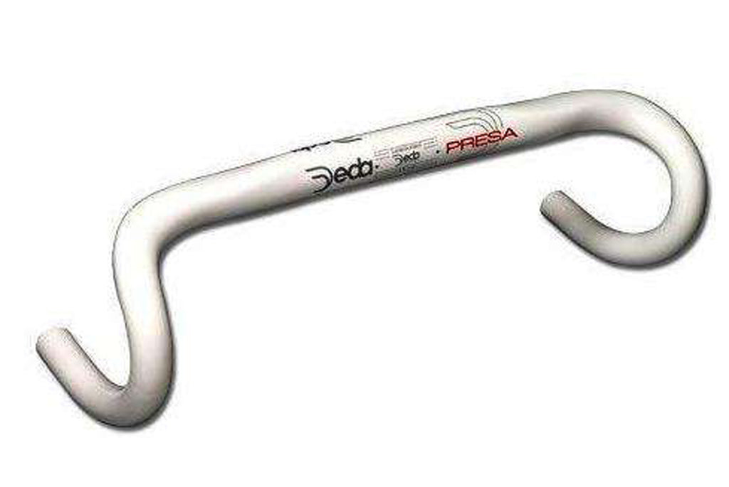 GUIDON DEDA PRESA CARBONE BLANC 40CC-42BB 