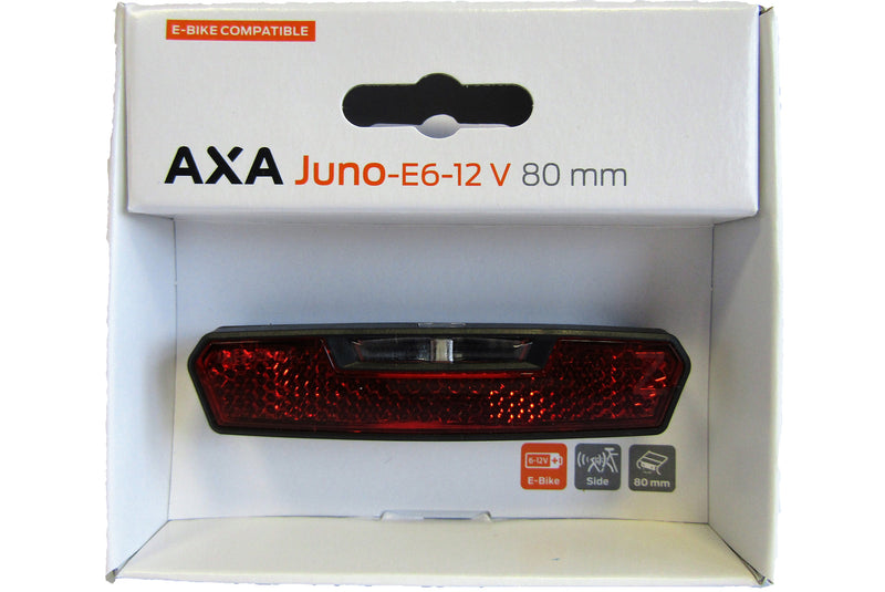 FEU ARRIÈRE AXA JUNO DYNAMO 8CM E-BIKE 6V-12V CARTE 