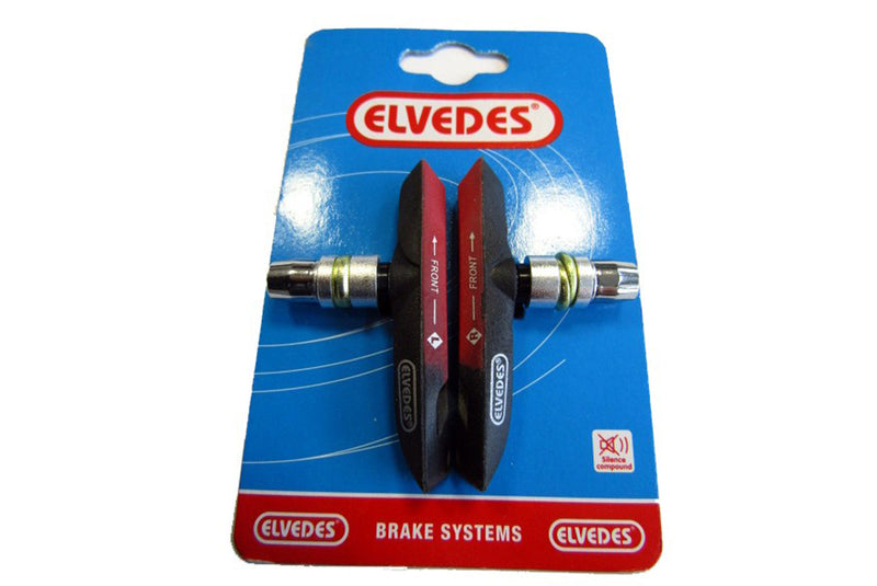 ELVEDES PAAR REMBLOKKEN V-BRAKE POWER (6815-CARD) 72MM