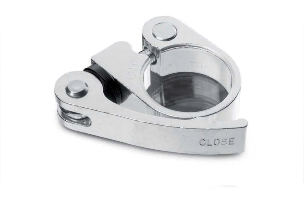 ZADELPENRING + BLOCCAGE ALU 31.8 ZILVER
