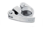 ZADELPENRING + BLOCCAGE ALU 31.8 ZILVER