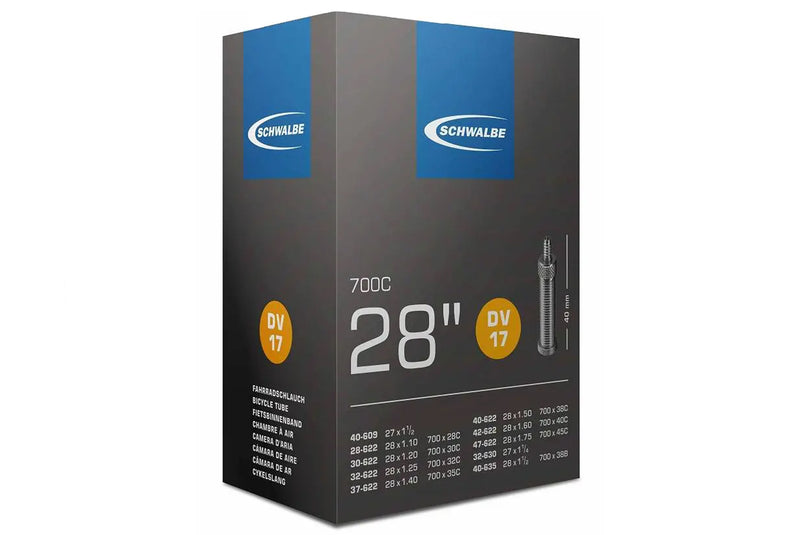 BINNENBAND SCHWALBE HOL. VENTIEL 700X28/47  28/47-609/635 DV17 DOOS