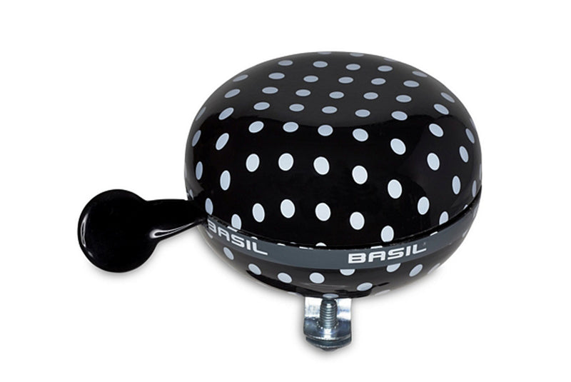 BEL BASIL DING DONG POLKADOT 80MM NOIR - POIS BLANCS 50397 