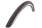 BTB SCHWALBE LUGANO II 700X25 NOIR-ROUGE HS471 