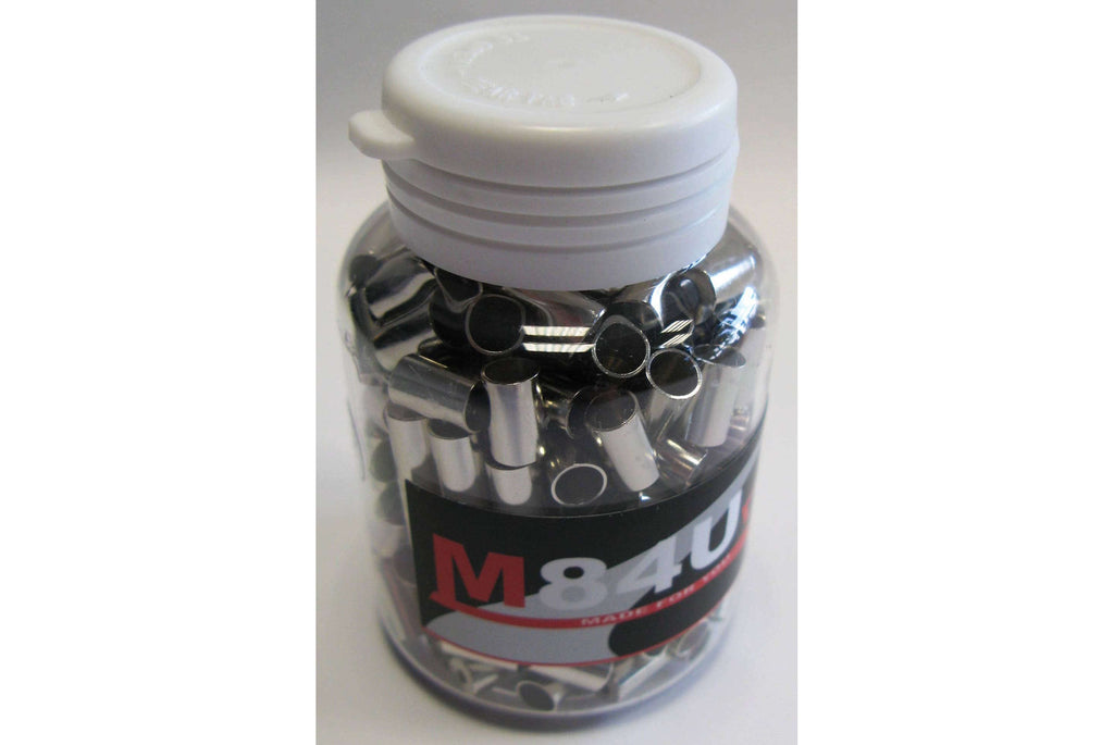 GAINE MANCHON CROMÉ 5mm 250PCS EN PL. BOUTEILLE AVEC AUTOCOLLANT M84U 