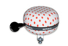 BEL BASILIC DING DONG POLKADOT 80MM BLANC - POIS ROUGES 50398 