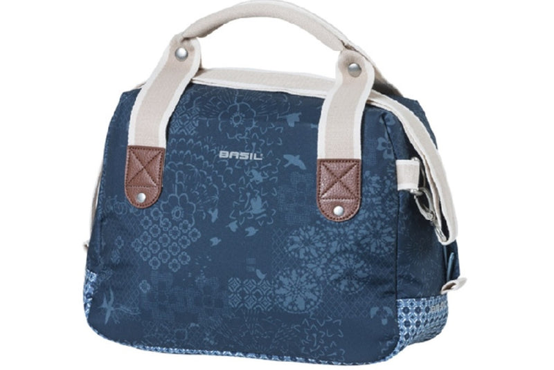 SAC DE VILLE BASIL BOHEME BLEU INDIGO + PLAQUE ADAPTATEUR KF 8L 18015 