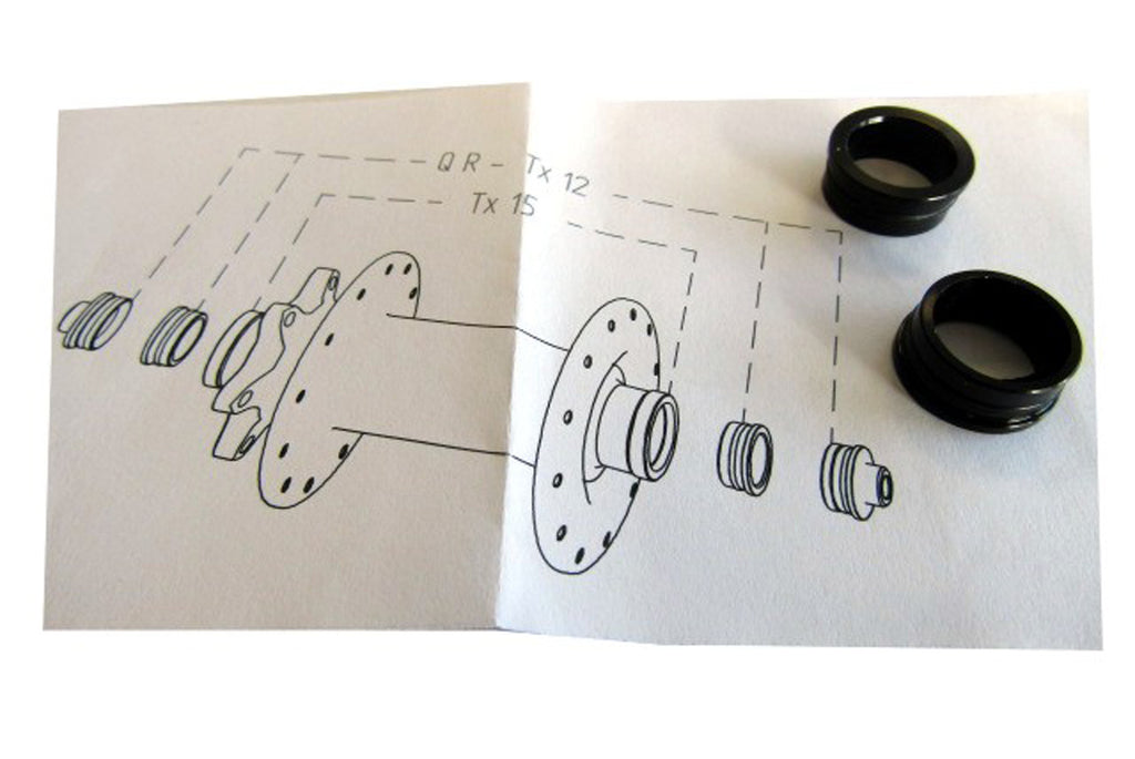 MICHE TX12 SUPPORT RING FRONT HUB PER STUK