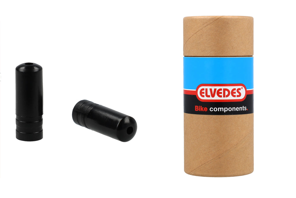 ELVEDES GAINE HULS PVC ZWART 5MM 100ST (ELV2025041)