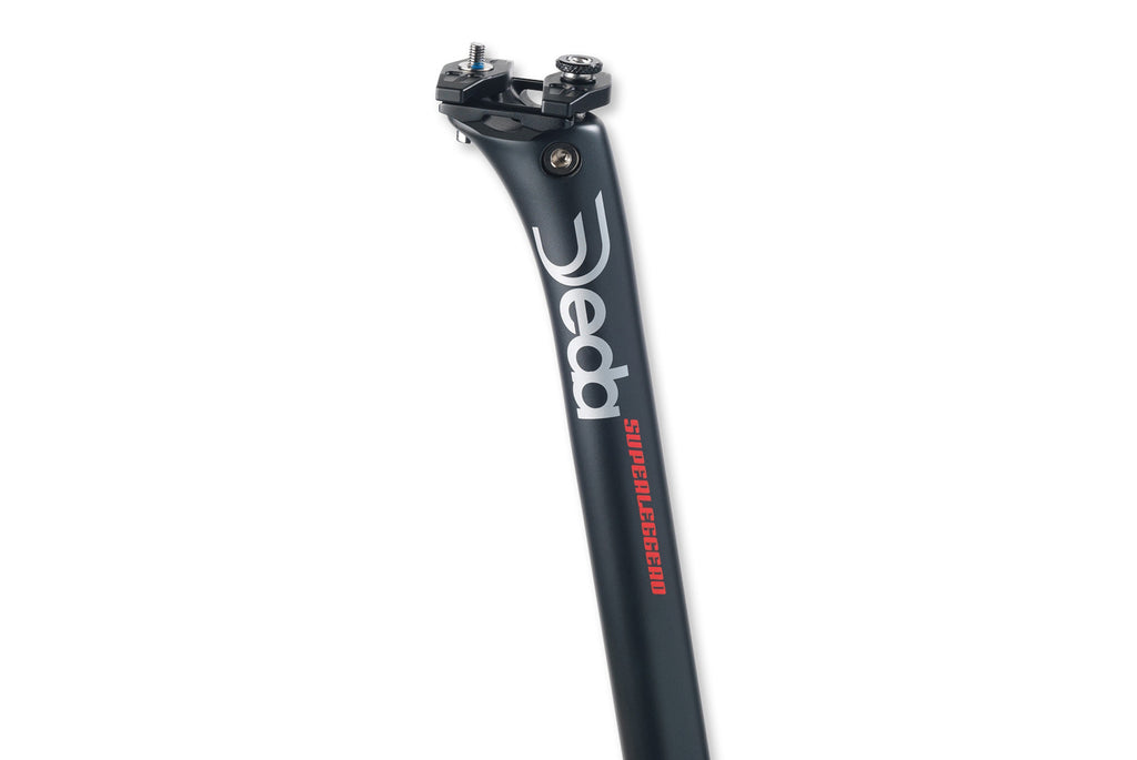 ZADELPEN DEDA SUPERLEGGERO RS CARBON 31.6 ZWART 400MM