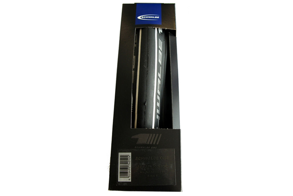 BTB SCHWALBE ONE 700X23 BLANC-NOIR PNEU PLIANT HS448 