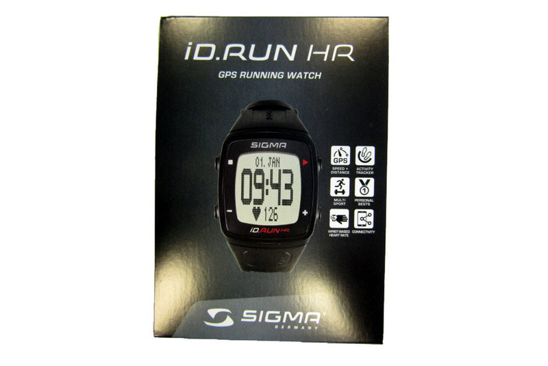 montre de sport sigma ID RUN HR noir GPS/act.tra/NFC/opt.harts 