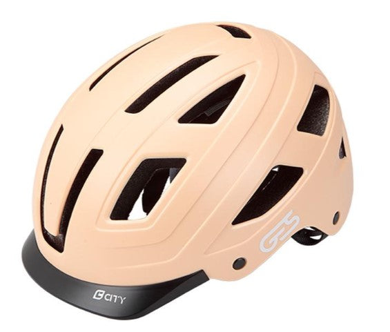 HELM GES CITY M PASTEL PINK INJECT 55-58 6 LEDS ROOD