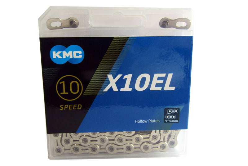 CHAINE KMC X10EL 114 MAILLONS ARGENT 10V 