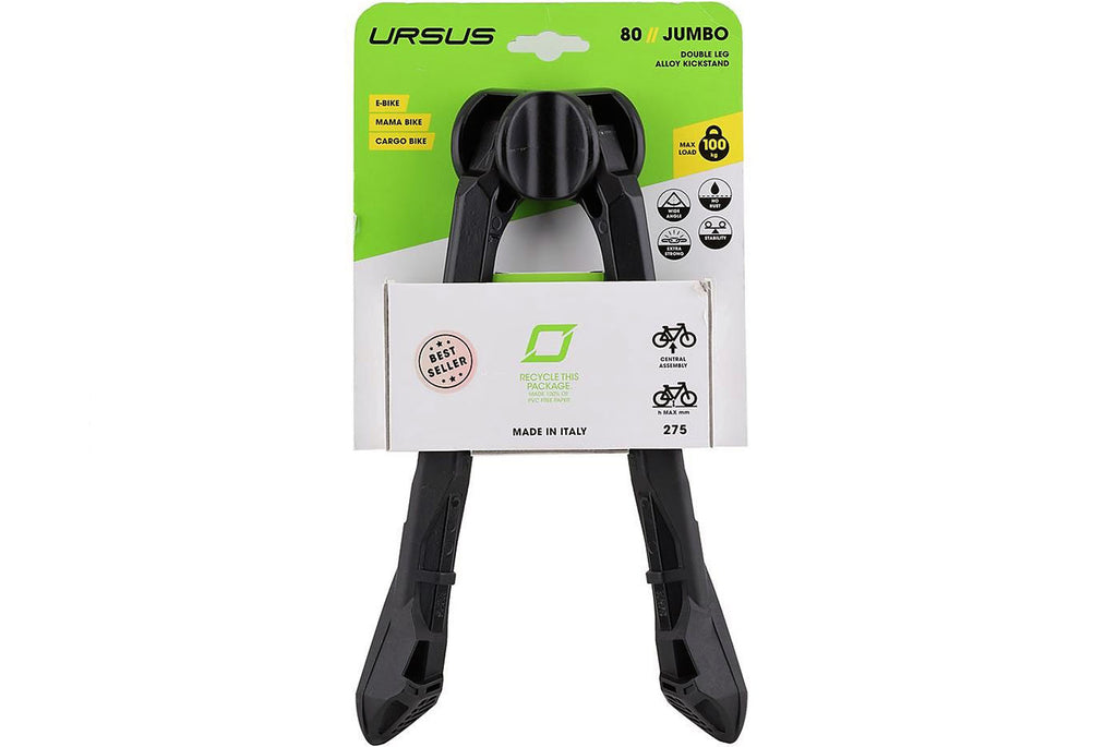 SUPPORT URSUS DOUBLE JUMBO NOIR SUR CARTE E-BIKE 275mm 